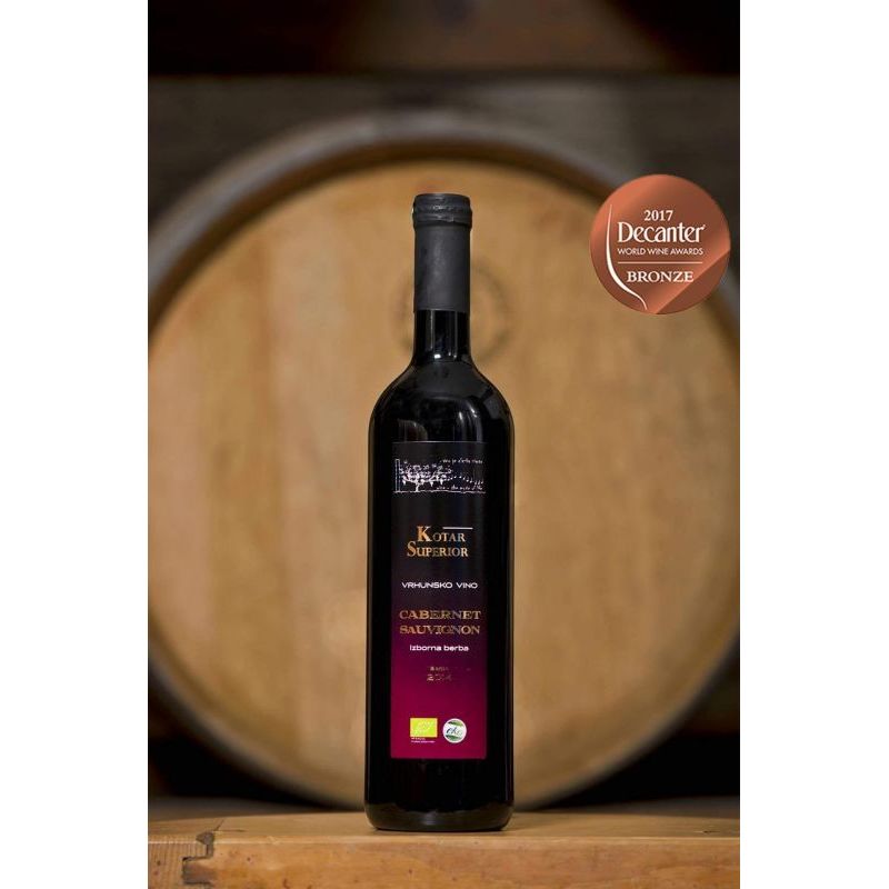 Cabernet Sauvignon 0,75 L MasVin, vrhunsko vino EKO Cijena Akcija